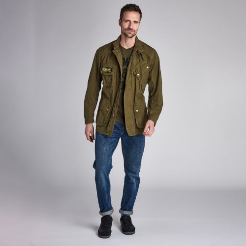 Mens Green Summer Wash A7 Casual Jacket 56376 by Barbour International from Hurleys