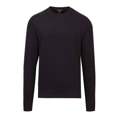 Mens Black Small Logo Crew Sweat Top 45952 by Belstaff from Hurleys