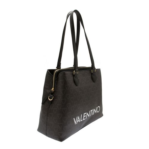 Womens Black Liuto Logo Shopper Bag 75478 by Valentino from Hurleys