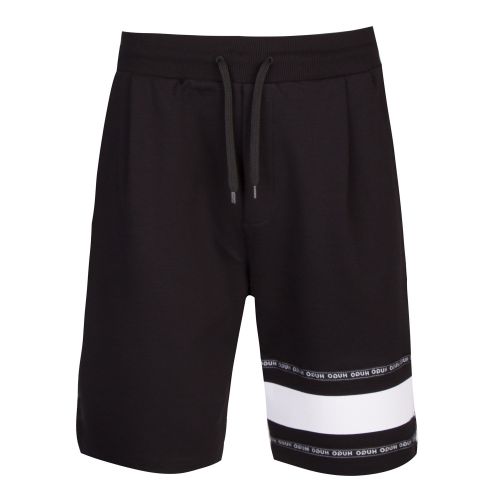 Mens Black Dorts Sweat Shorts 42646 by HUGO from Hurleys