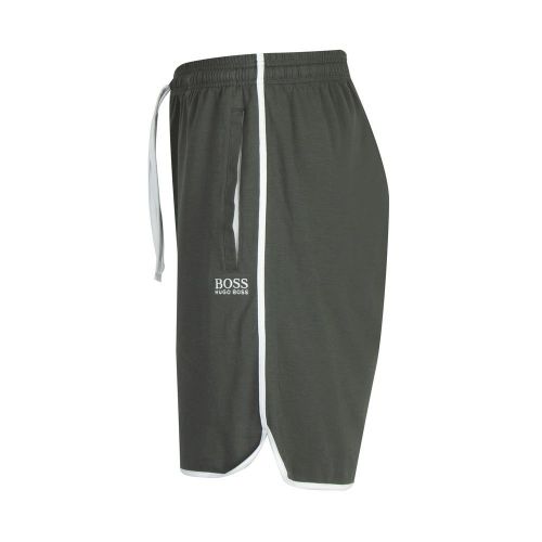 Mens Dark Green Mix & Match Soft Sweat Shorts 89127 by BOSS from Hurleys