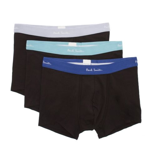 Mens Black 3 Pack Trunks 28721 by PS Paul Smith from Hurleys