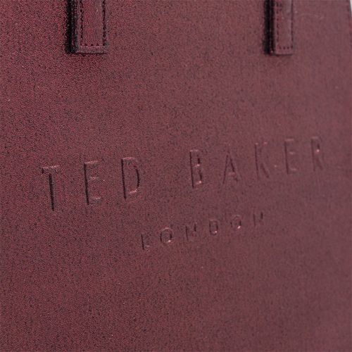 Womens Dark Red Abzcon Crinkle Patent Large Icon Bag 98527 by Ted Baker from Hurleys