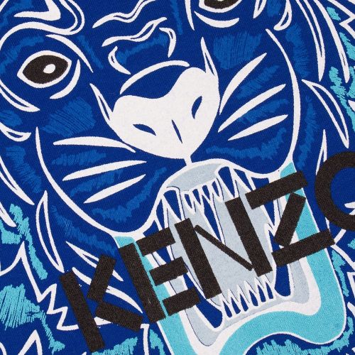 Boys Vivid Blue Tiger 40 L/s Tee Shirt 11759 by Kenzo from Hurleys