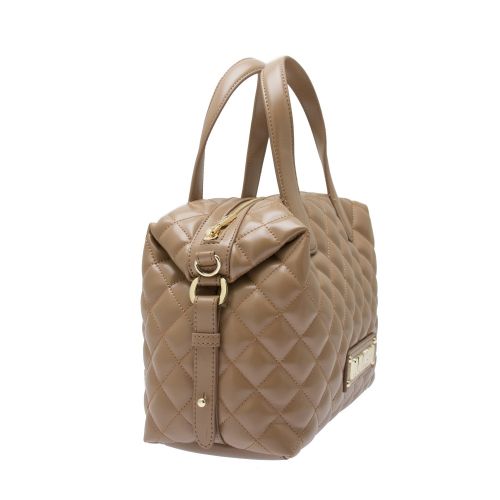 Womens Camel Quilted Bowler Bag 43016 by Love Moschino from Hurleys