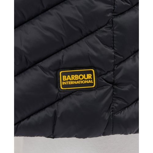 Womens Black Silverstone Reversible Gilet 105721 by Barbour International from Hurleys