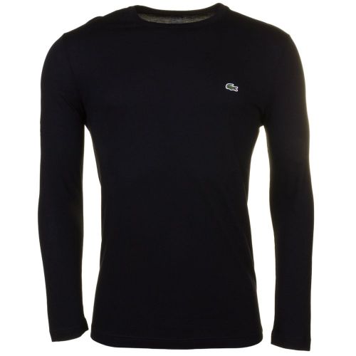 Mens Black Classic L/s Tee Shirt 61727 by Lacoste from Hurleys