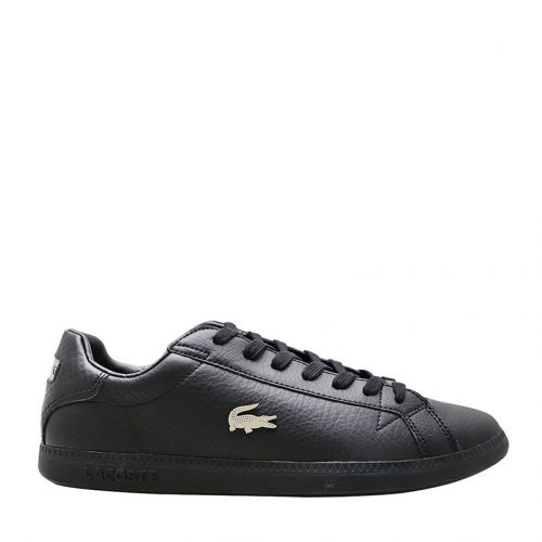 Mens Black Graduate Trainers 100600 by Lacoste from Hurleys
