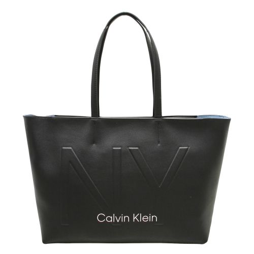 Womens Black Must NY Medium Shopper Bag 51912 by Calvin Klein from Hurleys