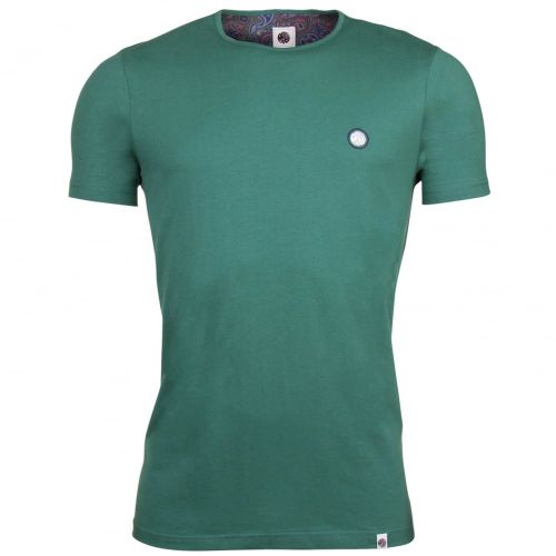 Mens Dark Green Mitchell S/s T Shirt 21828 by Pretty Green from Hurleys