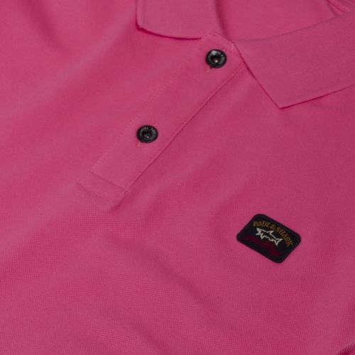 Mens Pink Classic Logo Custom Fit S/s Polo Shirt 36746 by Paul And Shark from Hurleys
