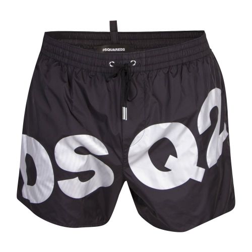 Mens Black Large Logo Swim Shorts 27849 by Dsquared2 from Hurleys