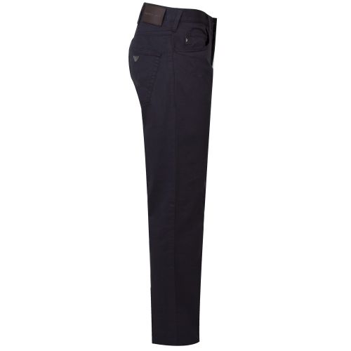 Mens Dark Blue J21 Gabardine Regular Fit Jeans 37067 by Emporio Armani from Hurleys