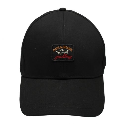 Mens Black Icon Badge Cap 92426 by Paul And Shark from Hurleys