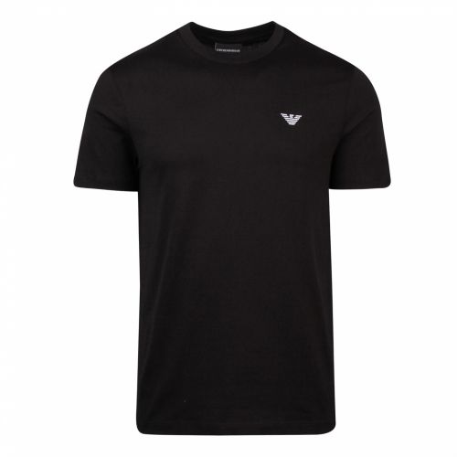 Mens Black Small Logo S/s T Shirt 55563 by Emporio Armani from Hurleys