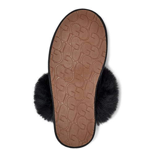 Womens Black UGG Slippers Scuff Sis 98054 by UGG from Hurleys