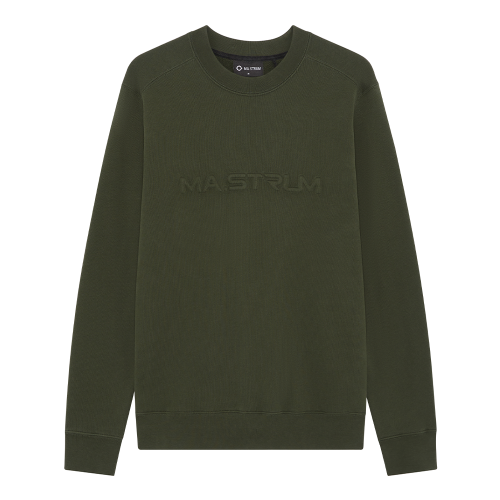 Mens Oil Slick Embossed Logo Sweat Top 100634 by MA.STRUM from Hurleys