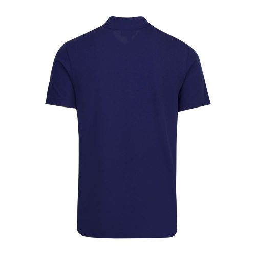Mens Navy Colour Block S/s Polo Shirt 86304 by Lacoste from Hurleys