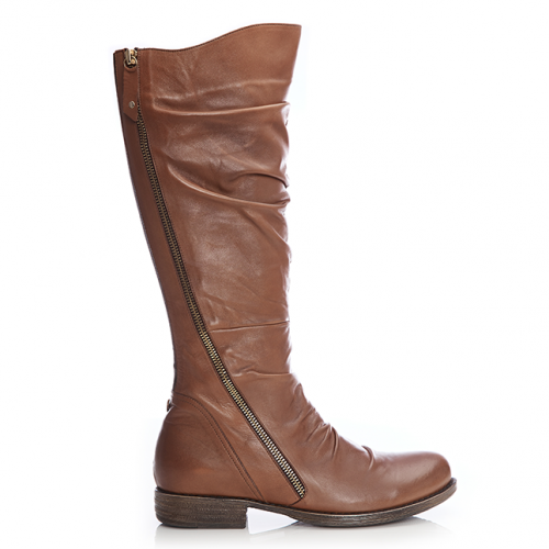 Womens Tan Haylis Knee Boots 99473 by Moda In Pelle from Hurleys