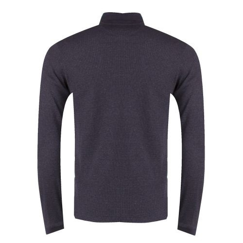 Mens Navy Caoco Half Zip L/s Polo Shirt 29319 by Ted Baker from Hurleys