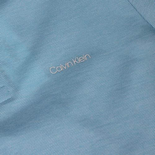 Mens Norse Blue Micro Jacquard S/s Polo Shirt 38917 by Calvin Klein from Hurleys