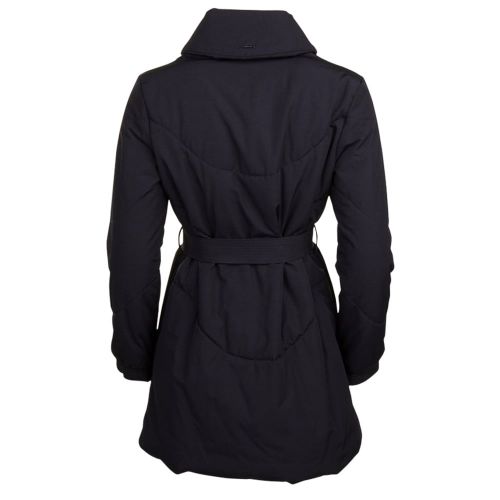 Womens Black Collar Puffer Coat 70258 by Armani Jeans from Hurleys