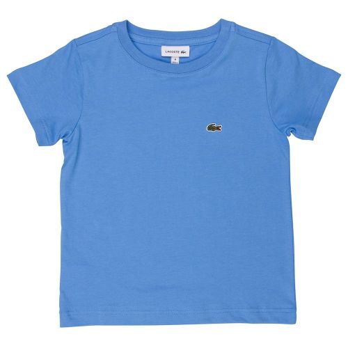 Boys Light Blue Basic S/s Tee 71356 by Lacoste from Hurleys