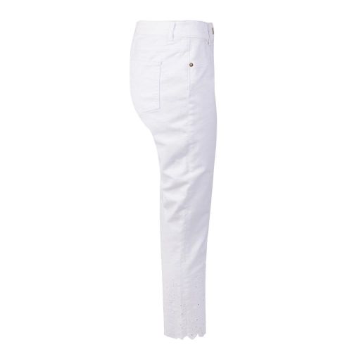 Womens White Marriaa Embroidered Hem Skinny Jeans 25829 by Ted Baker from Hurleys
