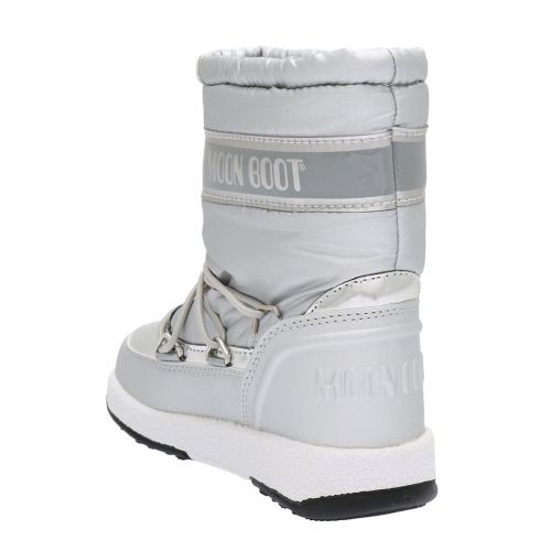 Junior Silver Soft Waterproof Boots (27-34) 96253 by Moon Boot from Hurleys