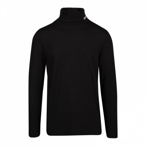 Casual Mens Black Tchop Roll Neck L/s T Shirt 51577 by BOSS from Hurleys