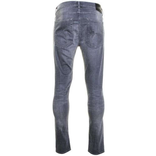 Mens 11.5oz F8DT Grey Dark Trip Wash ED-85 Slim Tapered Low Crotch Jeans 31315 by Edwin from Hurleys