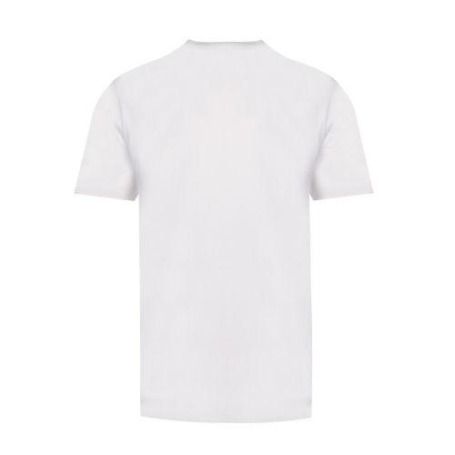 Mens White Dicagolino201 Logo S/s T Shirt 51626 by HUGO from Hurleys
