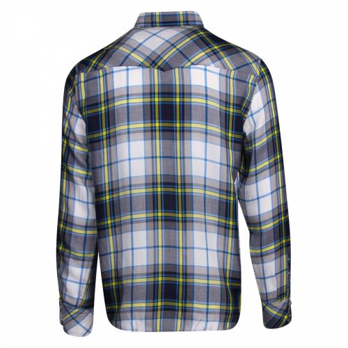 Mens Black/Yellow S-East-Long-F Check L/s Shirt 40501 by Diesel from Hurleys