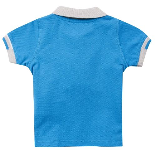 Baby Turquoise Small Logo S/s Polo Shirt 19781 by Armani Junior from Hurleys