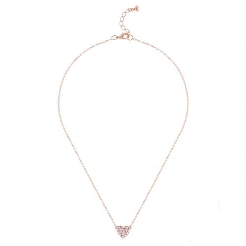 Womens Rose Gold Pave Crystal Heart Pendant 18344 by Ted Baker from Hurleys