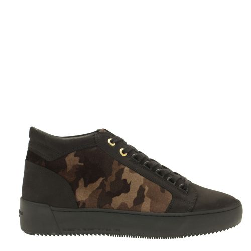 Mens Black & Camo Propulsion Mid Trainers 30430 by Android Homme from Hurleys