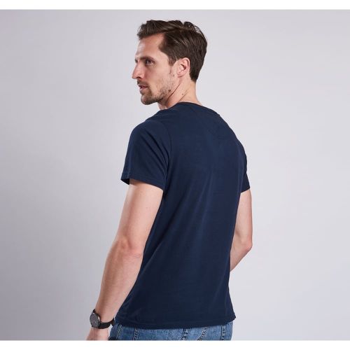 Mens Navy Cruise S/s T Shirt 12283 by Barbour International from Hurleys