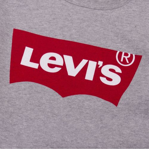Mens Heather Grey Graphic Crew Sweat Top 47774 by Levi's from Hurleys