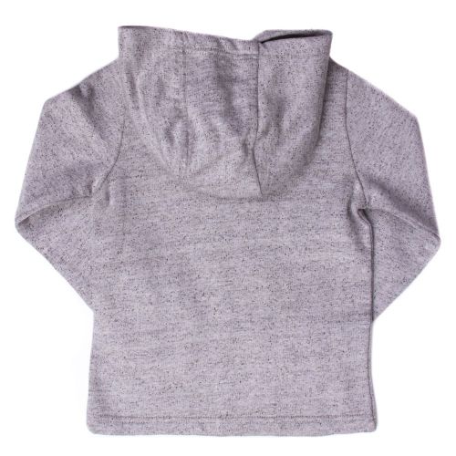 Girls Grey Logo Hooded Zip Sweat Top 65670 by Karl Lagerfeld Kids from Hurleys