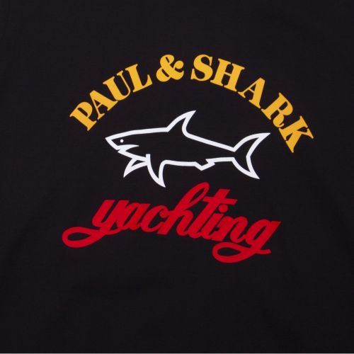 Mens Black Tri Colour Logo Custom Fit S/s T Shirt 54020 by Paul And Shark from Hurleys
