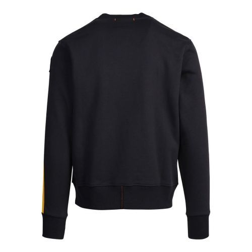Mens Black Armstrong Sweat Top 97658 by Parajumpers from Hurleys