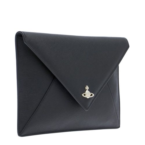 Womens Black Pouch Clutch 21025 by Vivienne Westwood from Hurleys