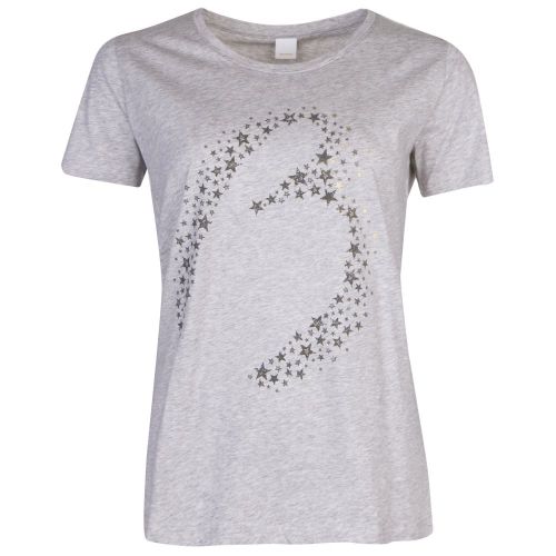 Casual Womens Silver Teestar S/s T Shirt 22195 by BOSS from Hurleys