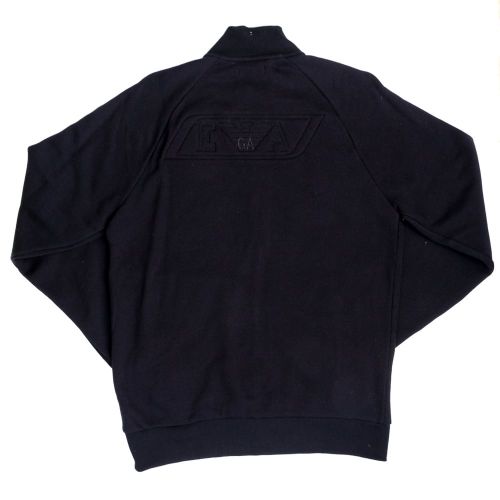 Mens Black Lounge Bomber Sweat Top 66858 by Emporio Armani from Hurleys