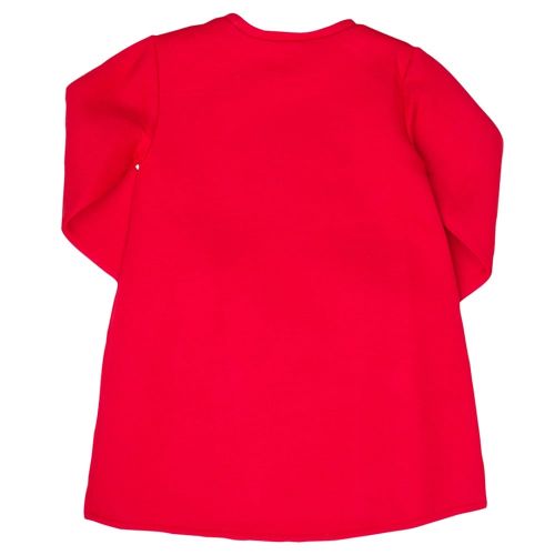 Girls Red Printed L/s Dress 12881 by Mayoral from Hurleys
