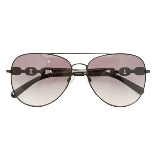 Womens Matte Black Pandora Sunglasses 10711 by Michael Kors from Hurleys