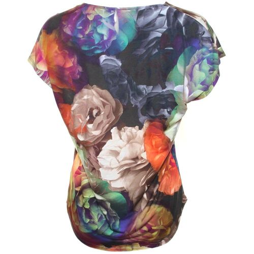 Womens Black Zooie Technicolour Bloom Printed S/s Tee Shirt 7579 by Ted Baker from Hurleys
