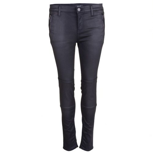Womens Black Wash Elitayr Skinny Biker Fit Jeans 67702 by Replay from Hurleys