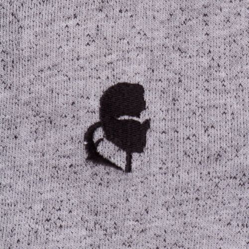 Girls Grey Logo Hooded Zip Sweat Top 65668 by Karl Lagerfeld Kids from Hurleys