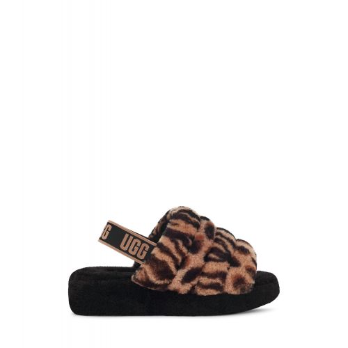 Womens Butterscotch UGG Slippers Fluff Yeah Animalia Slides 106064 by UGG from Hurleys